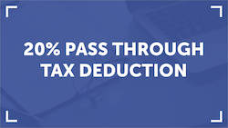 The 20% Pass Through Deduction