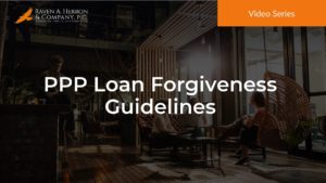 PPP Loan Forgiveness