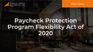 Paycheck Protection Program Flexibility Act of 2020